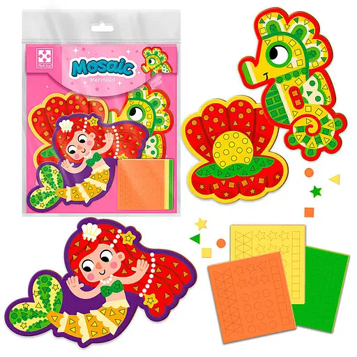 Набор для творчества "Мягкая мозаика. Русалочка" VT4511-07 Vladi Toys, в пакете (4820234764600) - фото 1