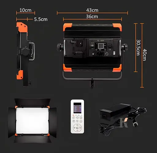 Студійне світло Veron GL-1200C [136199] - фото 3