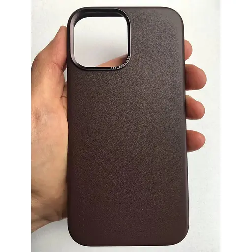 Кожаный чехол Decoded Leather Case MagSafe Apple iPhone 13 Pro Max/12 Pro Max (6.7") Chocolate Brown - фото 5