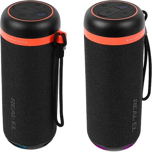 Портативна акустика Real-El X-711 Black (EL121600026) [134896] - фото 7