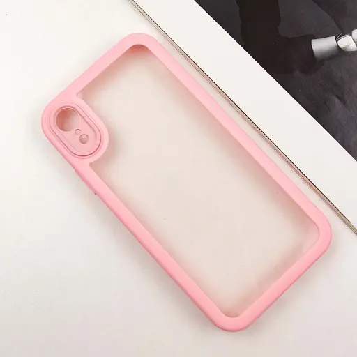 Чохол Epik TPU Transparent + Colour 1,5 mm для Apple iPhone XR 6.1 Pink - фото 3