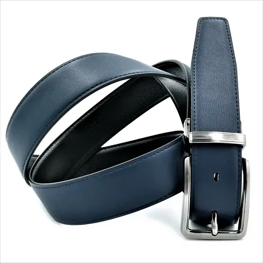 Ремінь шкіряний Weatro чоловічий двосторонній 110-125х3,5 см acs0013947 - фото 5