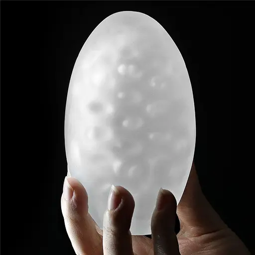 Мастурбатор яйце Lovetoy Giant Egg Stamina Nodules Edition прозорий - фото 2