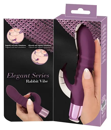 Вибратор You2Toys-кролик Elegant Series Rabbit Vibe 16 см фиолетовый - фото 2