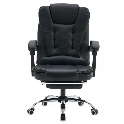 Офисное кресло с подставкой для ног Hanert Ergo Black - фото 4