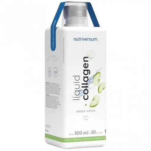 Добавка дієтична Nutriversum LiquidCollagen Яблуко 10000 мг 500 мл - фото 1