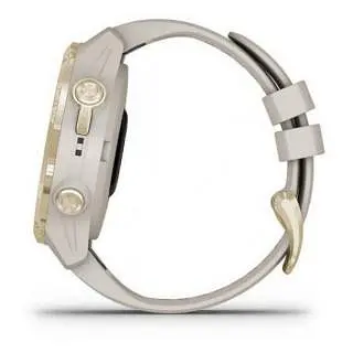 Спортивные часы Garmin Descent Mk2S Light Gold with Light Sand Silicone Band (010-02403-01) - фото 4