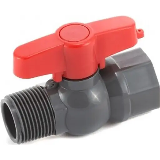 Кран кульовий Presto-PS із зовнішньою та внутрішньою різзю 1/2 дюйма 10 шт. (PFV-0120) - фото 1