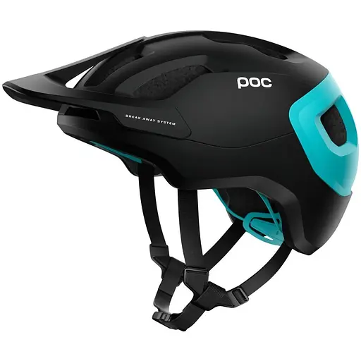 Велошолом Poc Axion Spin Black/Turquoise XL/XXL (1033-PC 107328276XLX1)