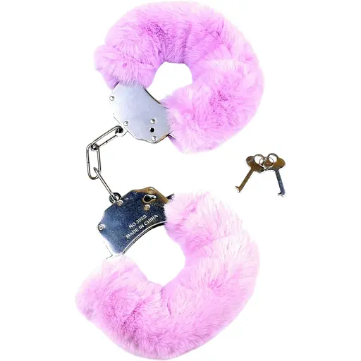 Наручники з хутром Fetish Boss Series Furry Cuffs фіолетові