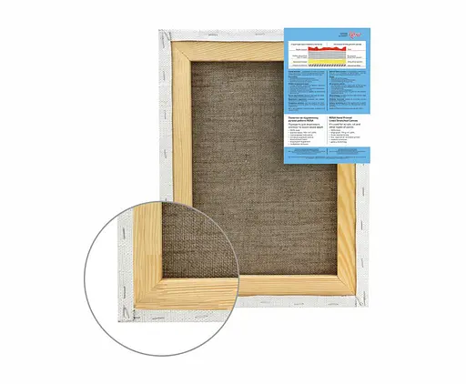 Подрамник Rosa 40×65 см модуль №1 крупное зерно масляная грунтовка лен - фото 2