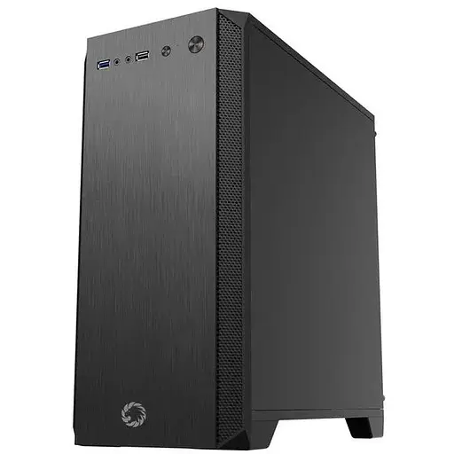 Корпус GameMax Silent Hill черный, без БП, Mid Tower, Micro ATX/Mini ITX, 1хUSB 3.0, 1хUSB 2.0, 1х120 мм, 392х188х405 мм, 0.6 - фото 1