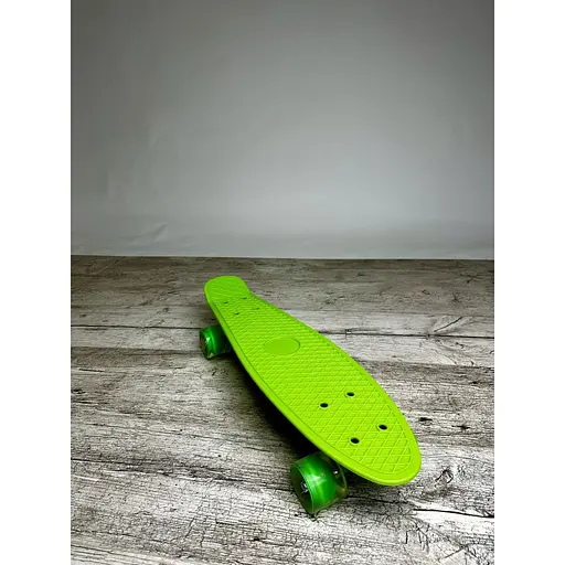 Скейт Пенни Борд A-Toys Penny Board Maraton со светящимися колёсами с декой 55 см зеленый - фото 2