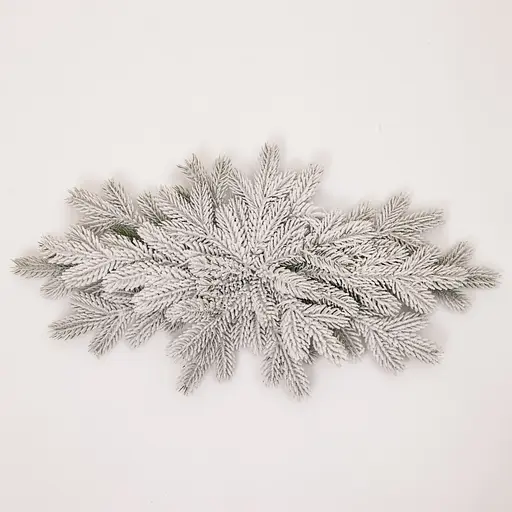 Новорічна хвойна гірлянда лита засніжена Lugi TD-NSTSN1 Північна зірка 60х35 см 