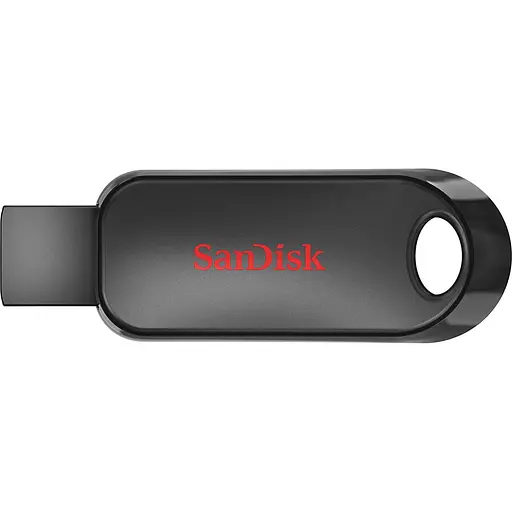 USB флеш-накопичувач SanDisk Cruzer Snap 128GB 2.0 USB-A Black SDCZ62-128G-G35 (66600) - фото 2