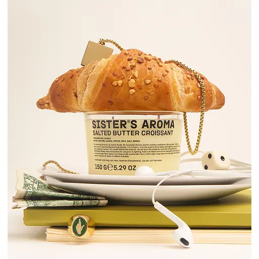 Ароматична свічка Sister`s Aroma Salted butter croissant 150 г - фото 3