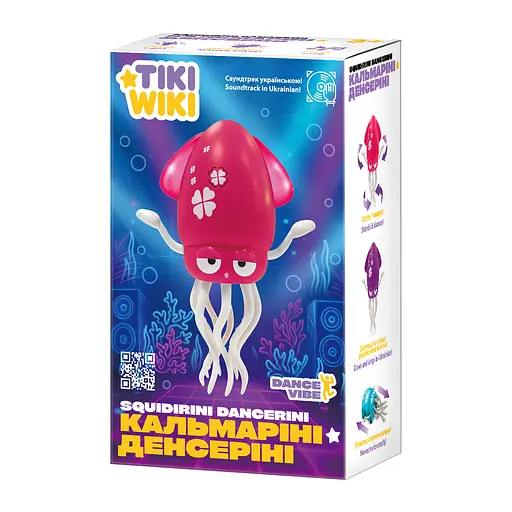Интерактивная игрушка Tiki Wiki Кальмарини Денсерини фиолетовая (158-21-UA-P) - фото 8