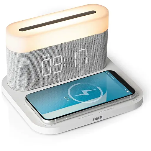 Світлодіодний нічник з бездротовим зарядним пристроєм