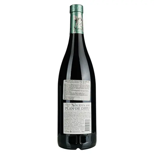 Вино Le Chant Des Sorcieres Plan De Dieu 2020 AOP Cote du Rhone Village, красное, сухое, 0,75 л - фото 4