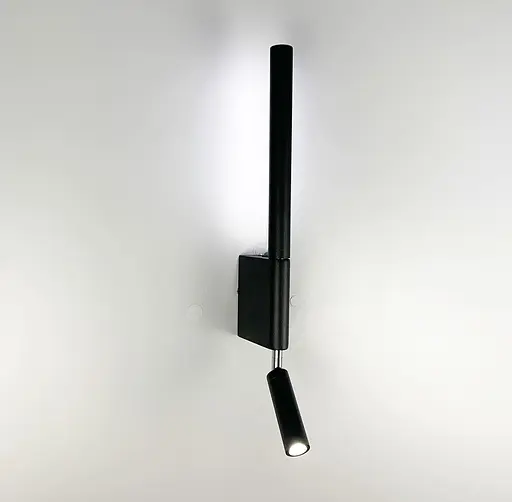 Бра Mantra Torch у чорному кольорі Line F WS 1G BK - фото 5