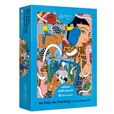 Пазл Trefl Мягкий бархат: Ни боли ни рисования 500 эл. (37423)