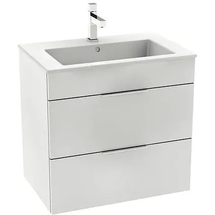 Тумба з умивальником Roca Suit 64 см A851180806 Білий - фото 1