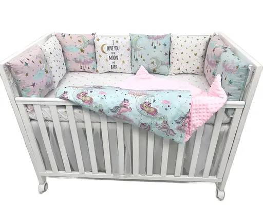 Дитячий набір Moontime у ліжечко "Єдинороги" - фото 1