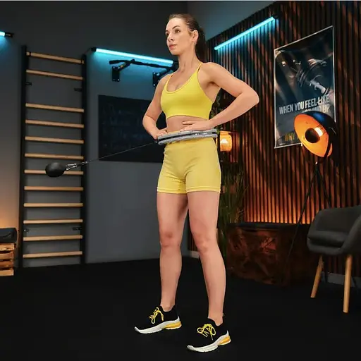 Хулахуп Trex Sport TX-010CHH массажный с утяжелителем серый - фото 3