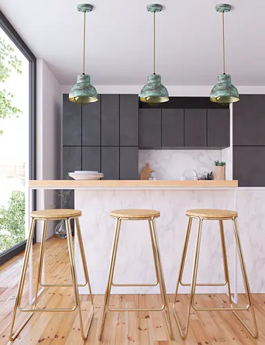 Підвіс латунний Italy, PikArt арт. 2007 Зелений - фото 2