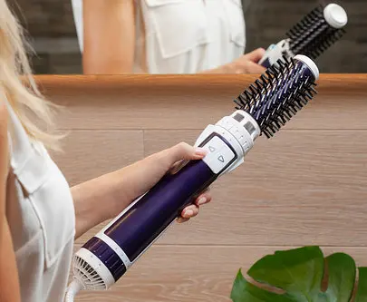 Щетка ротационная Rowenta CF9320 D0 Кисть Activ Volume&Shine Кулер, Количество настроек температуры: 2, Керамика - фото 5