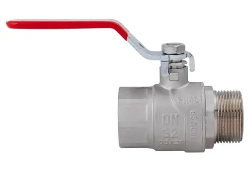 Кран шаровой Thermo Alliance Forte 1 1/4" ВН прямой, PN40, рычаг SF605W32 - фото 2