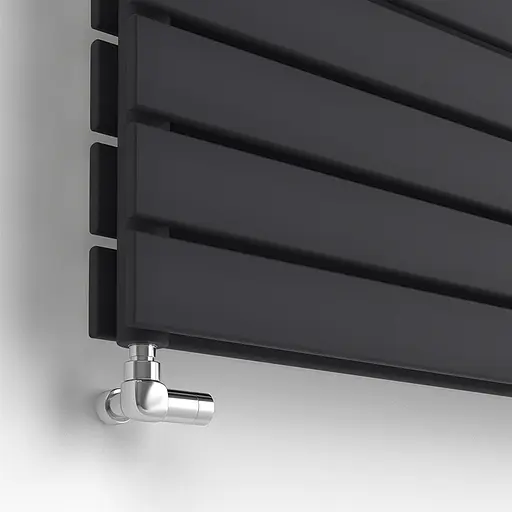 Радіатор дизайнерський Ideale Vittoria H 12 8/544/1400 чорний, Чорний - фото 2