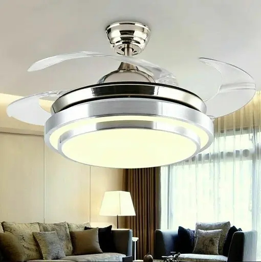 Люстра Brille вентилятор з пультом LED 36W WW+NW+CW CH (BKL-903S/1) - фото 6
