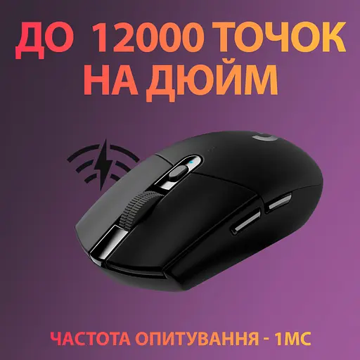Мишка Logitech G305 Lightspeed Black (910-005282) - фото 3