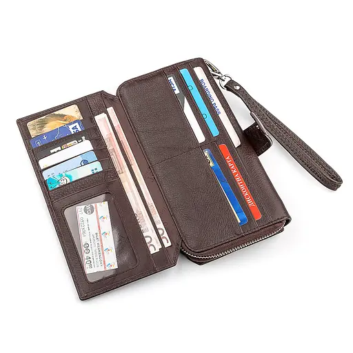 Жіночий шкіряний гаманець (SТ228) ST Leather 10.5х20х3.5 см acs0015527 - фото 4