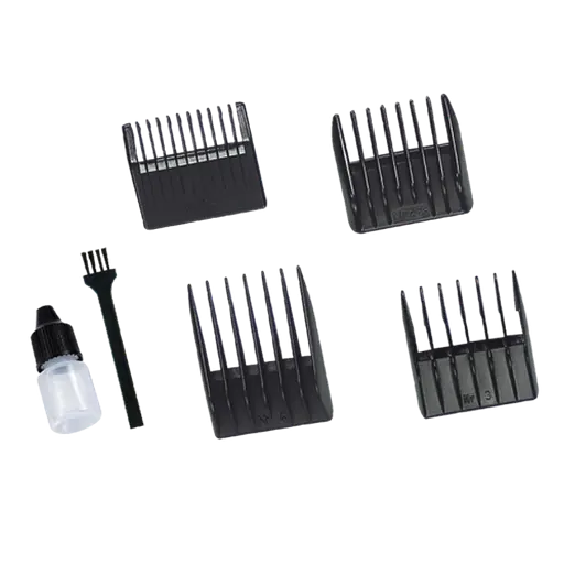 Машинка для стрижки волос Magio МG-582, 25Вт, 4 нас., верхнее лезвие керамическое, нижнее-стальное. - фото 5