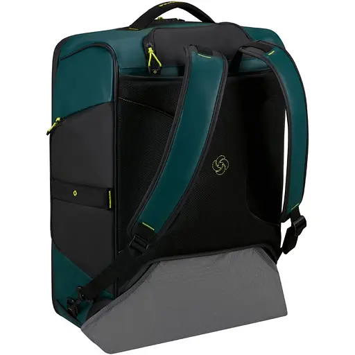 Сумка-Рюкзак На Колесах Samsonite ECODIVER DARK TEAL/LIME 55х40х25 KH7*71012 - фото 2