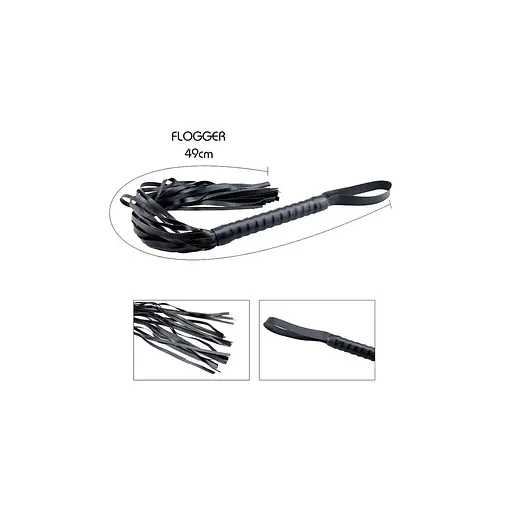 Набір БДСМ аксесуарів Alive Secret Desires Black BDSM Kit (8 pcs) - фото 5
