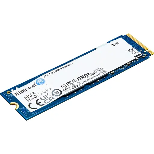 SSD накопитель Kingston NV3 1TB M.2 2280 PCIe Gen 4.0 x4 (SNV3S/1000G) [119383] - фото 2
