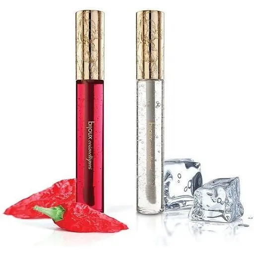 Набор блесков для сосков Bijoux Indiscrets Kissable Nip Gloss Duet 2х13 мл - фото 2