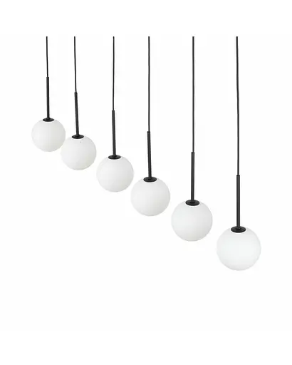 Підвісний світильник TK Lighting 4504 Martin G9 6x6W IP20 Bk - фото 4