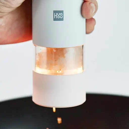 Подрібнювач солі та перцю HuoHou Electric Grinder Charging Type HU0201 White [129263] - фото 4