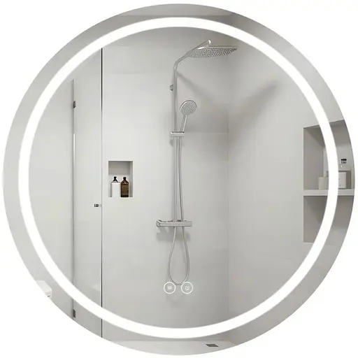 Зеркало Qtap Mideya с LED-подсветкой Touch QT2078NCR8080W - фото 1