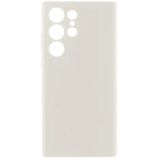 Чохол Silicone Cover Lakshmi Full Camera (AAA) для Samsung Galaxy S23 Ultra Білий / White