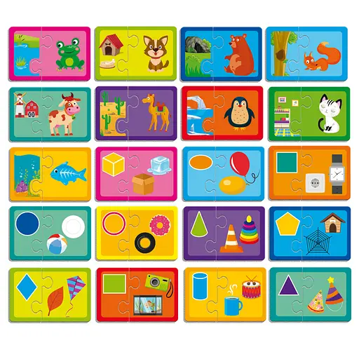 Пазлы Найди пару. Кто где живет? На что похоже? VT5003-03 Укр - фото 2