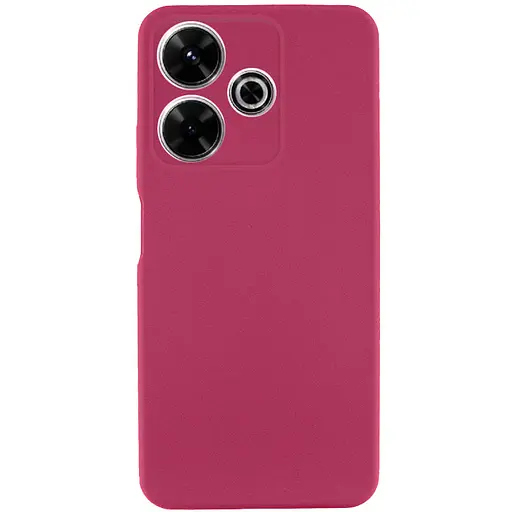 Чехол Getman TPU Liquid Silk Full Camera для Xiaomi Redmi 13 4G/Poco M6 4G Бордовый/Marsala