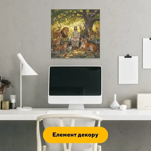 Деревянный фигурный пазл Лес Просвещения, А3, Деревянная коробка 200 элементов - фото 5