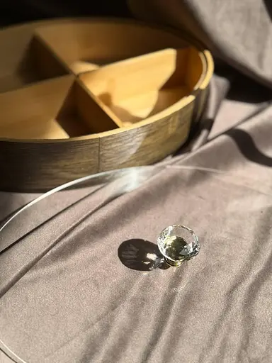 Менажниця бамбукова Yiwu HB-40-8 овальна з кришкою Бежевий - фото 4