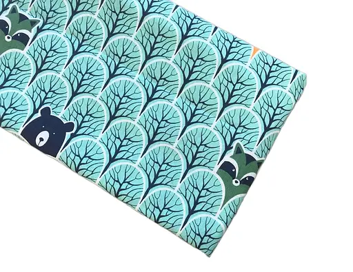 Хлопковая пеленка Moontime 100х80см "Лесные зверята" - фото 1