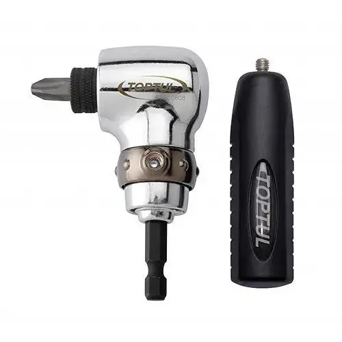 Адаптер кутовий для біт 90 під шуруповерт Toptul hoz0007404 - фото 1